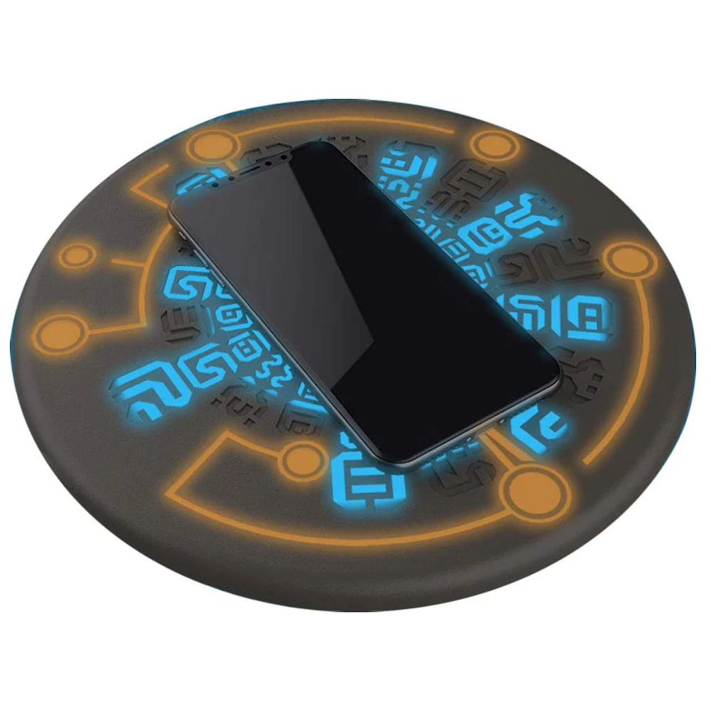 

Zelda Wireless Charger Sheikah Slate Phone Charger Magic Circle Charger 10W Fast Charging Qi Certified For iPhone Smart Phone