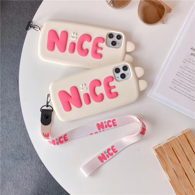 

2021 3D Cartoon Cute Nice Rabbit Ear Design Soft Silicone Case for Apple for iPhone 7 8 Plus 11 Pro 12 Pro Max Mini
