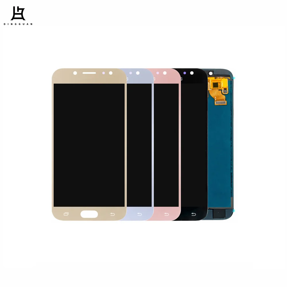 

TFT LCD For Samsung Galaxy J7 Pro J730 2017 LCD Display Touch Screen Digitizer Assembly mobile phone screen, Gold/silver/black/pink