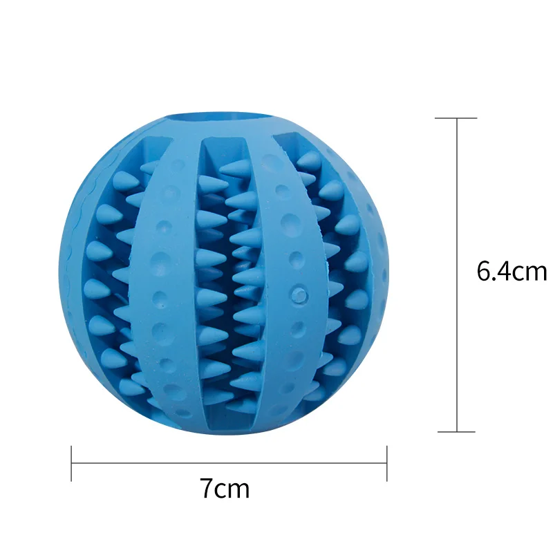 

Cheap Factory Price rubber indestructible hiding food puzzle bite interactive pet ball chew dog toy, Orange, yellow, blue, green