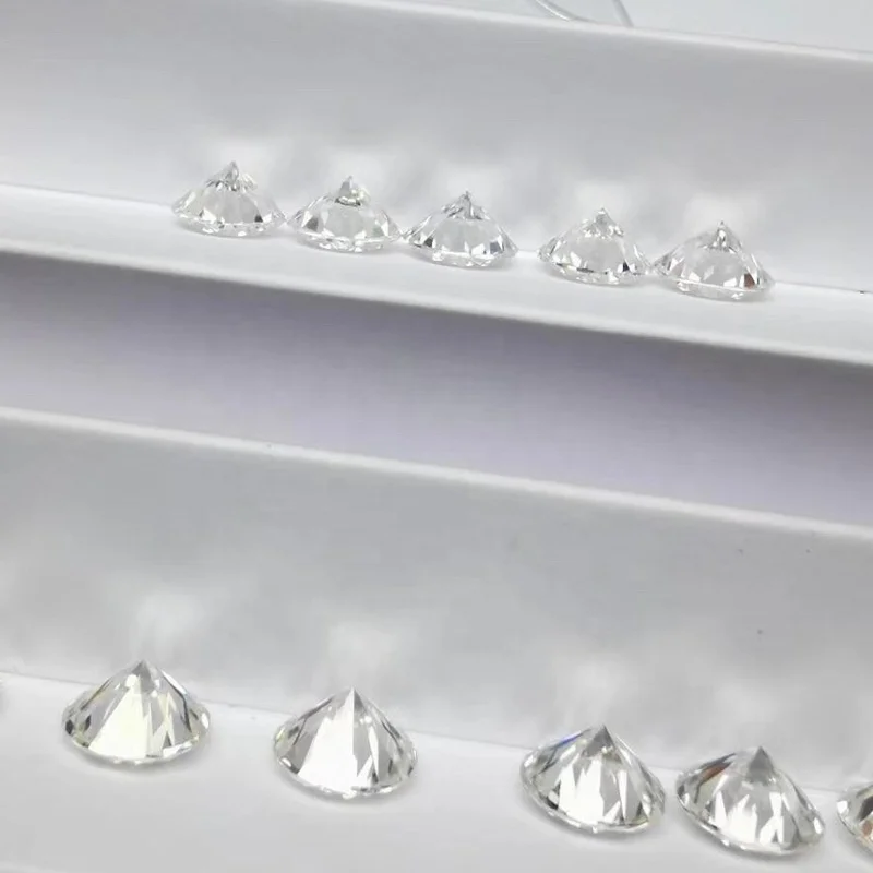 

Sparkling moissanite D VVS synthetic diamond Round Brilliant Cut White wholesale price