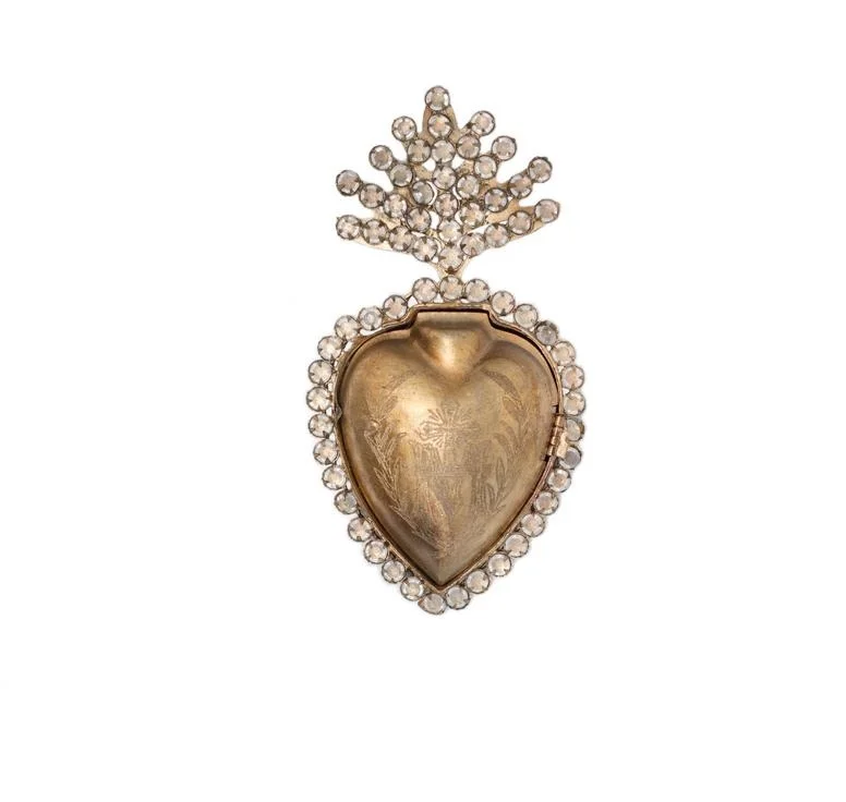 
Sacred Heart/Ex Voto Wall Frame 