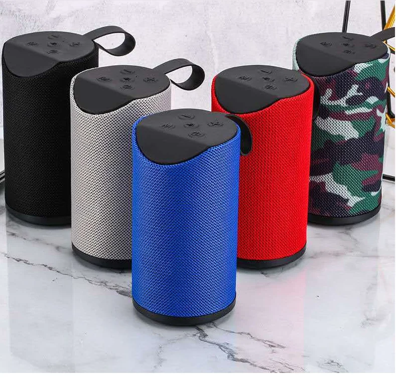 

Portable Speaker Portable Outdoor Loudspeaker Wireless Mini Column 3D Stereo Music Surround Support FM TFCard Bass Box