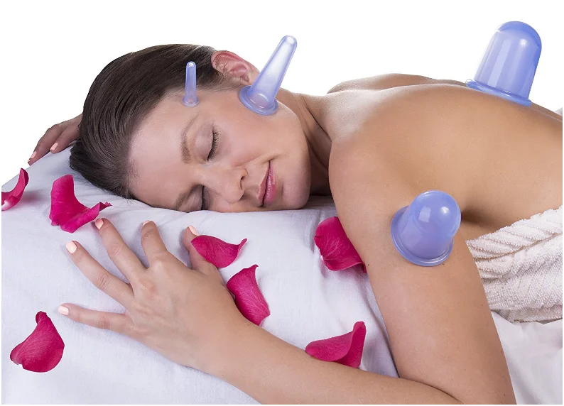 
anti cellulite silicone vacuum massage cupping for lymph drainage 