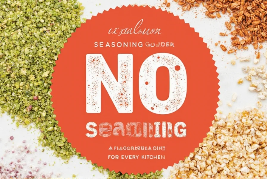 No sodium seasoning bottle