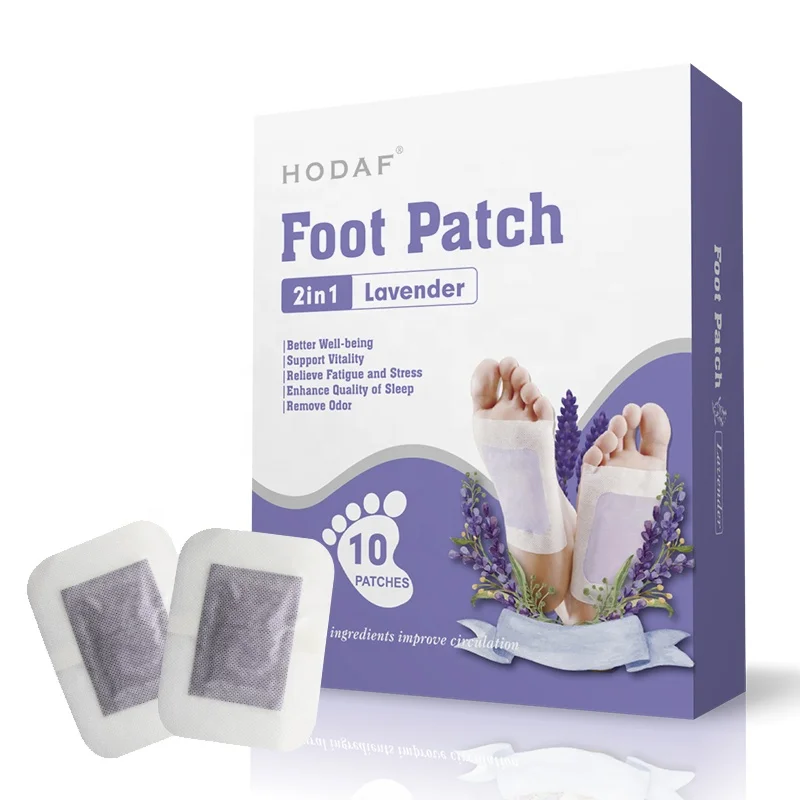 China Supplier Plaster Quick Effect Bamboo Improving Sleep Adhesive Foot Pads Detoxification Foot Patch
