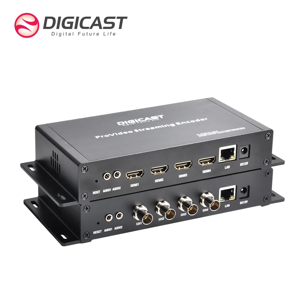 

New Products 8 Channel IPTV Video IP Encoder Streaming Live RTMP H264 Encoder H265 Video Encoder