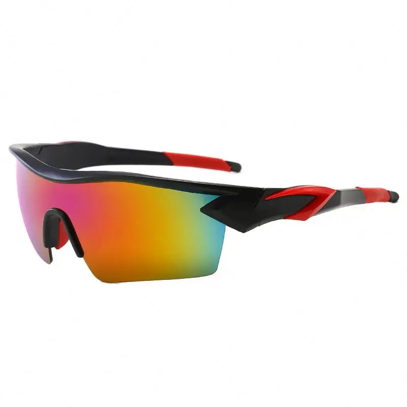 

2022 High Quality Custom Logo Semi-rimless Sports Men Cycling Sun Glasses Sunglasses 2021