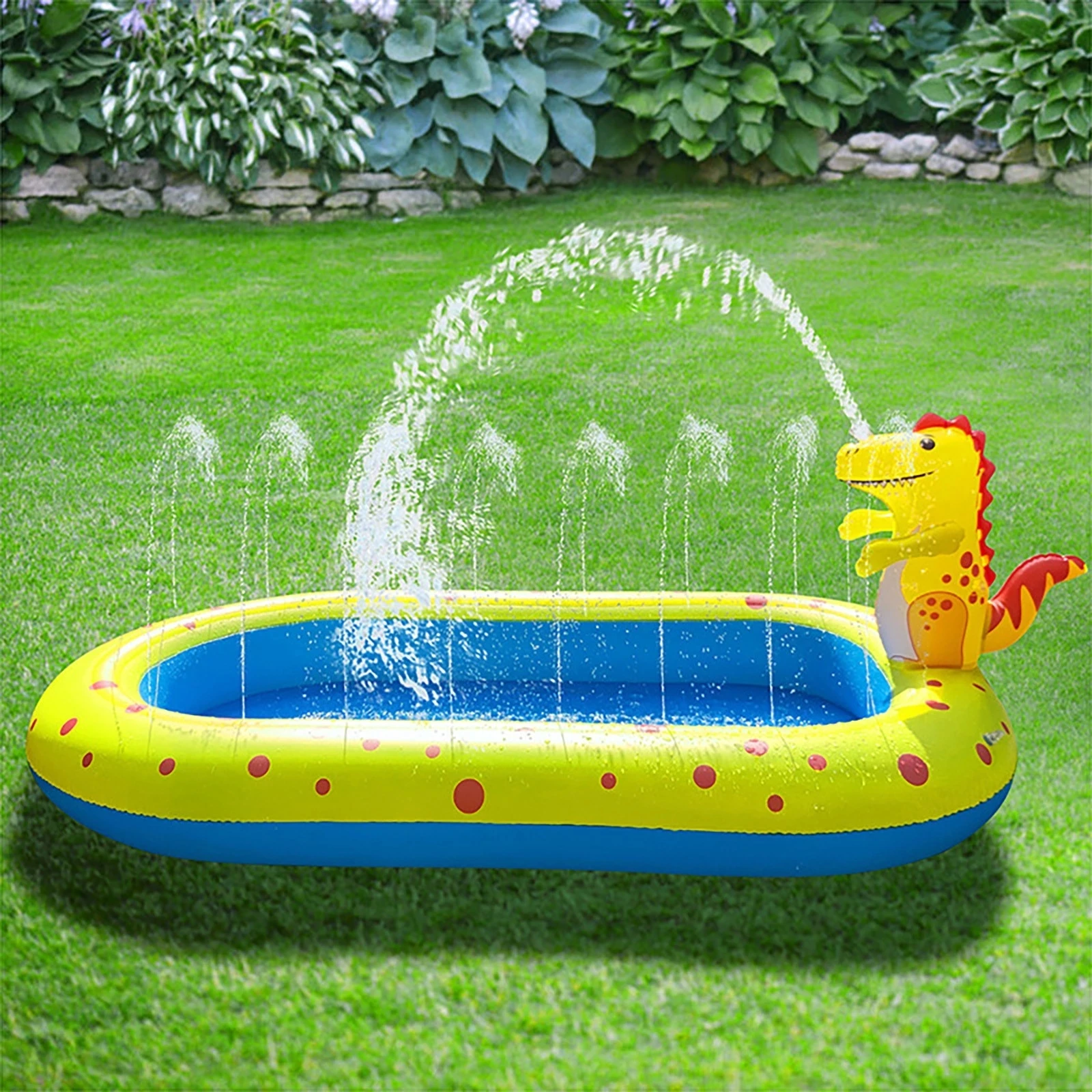 

Children's inflatable sprinkler pool baby outdoor splash pool toddler wading pool fun backyard water toys suitable for kids