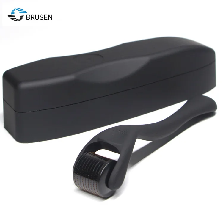 

China Supplier Private Label Matt Black Facial Roller Skin Care Derma Roller