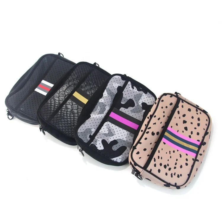 

Fashion Cross Shoulder Neoprene Bag Customized Waterproof Neoprene phone pouches wholesales custom logo Crossbody Bag, Customized color