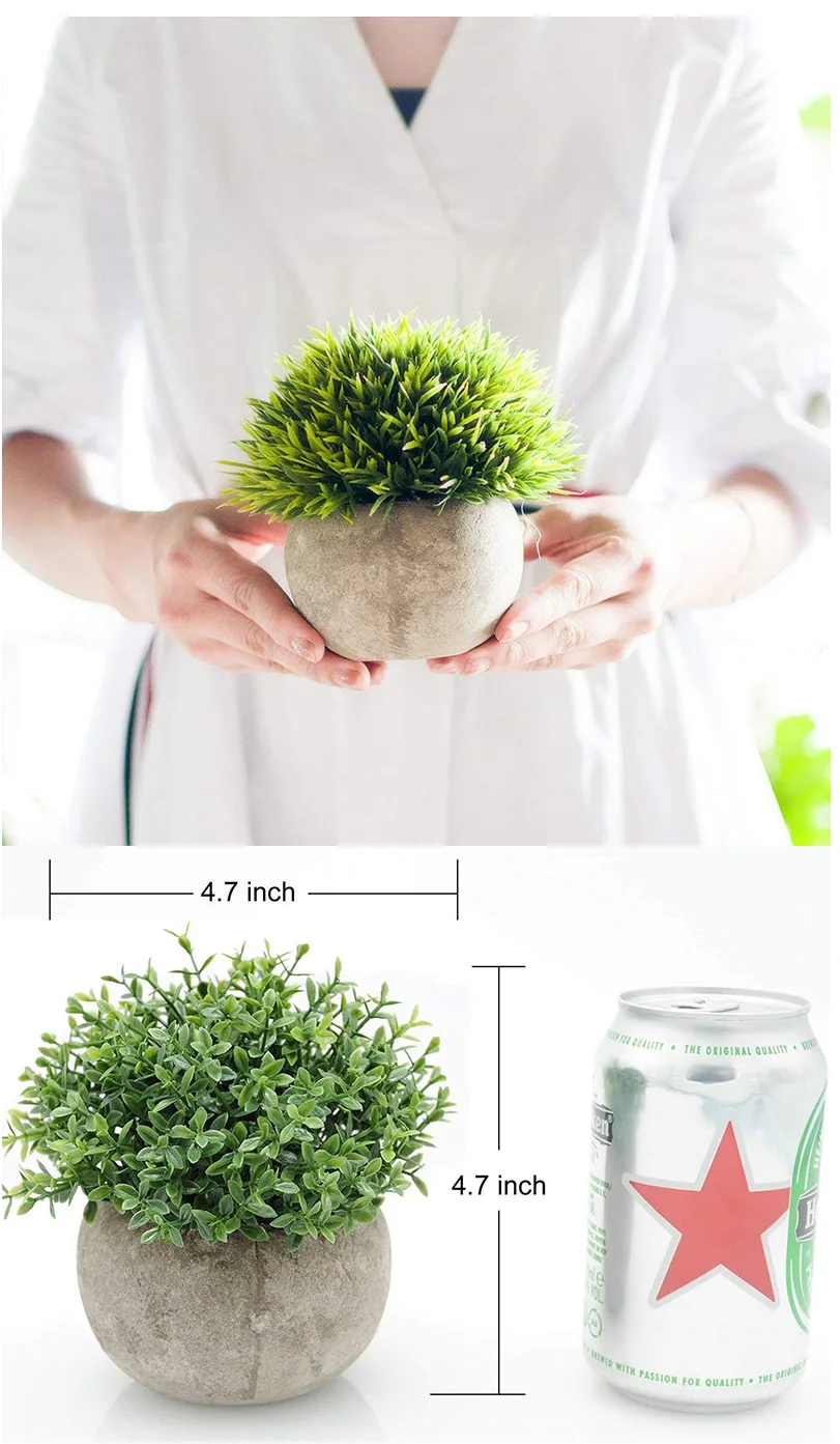 室内装饰用小型人造微型花盆