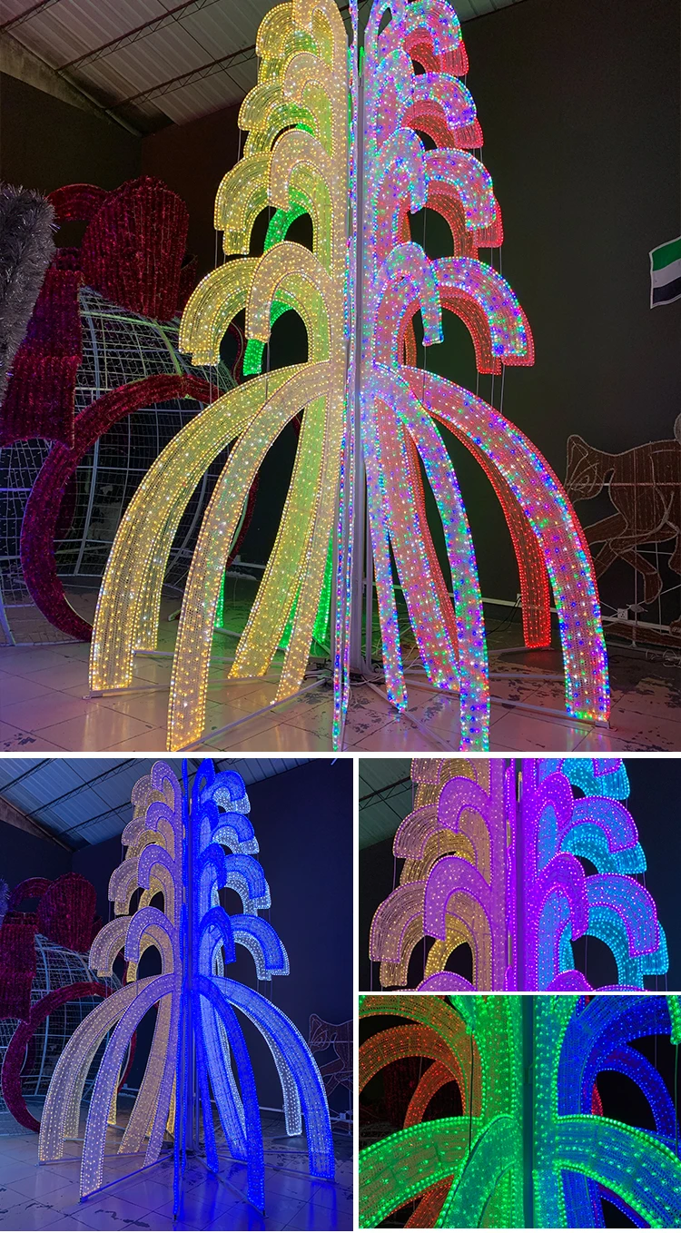 Professional Quality Large Project Decoration RGBW Christmas Tree LED Light