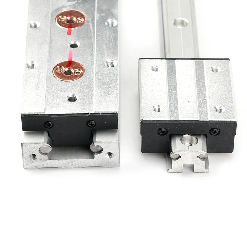 Guide Rods Linear Fix Part Customized Length Silver Black Double Rod Linear Guide
