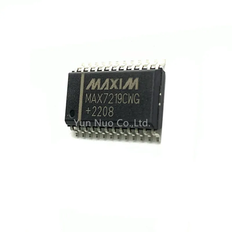 

New original electronic component integrated circuit ic MAX7219 MAX7219CWG MAX7219CWG+T