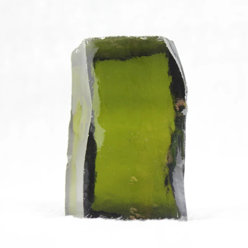 

Peridot color uncut cubic zirconia for raw material cubic zirconia rough