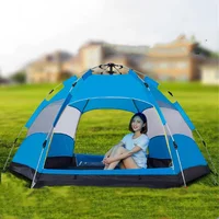 

Camping Tent 3-4 Person Automatic Instant Pop Up Camping Tent