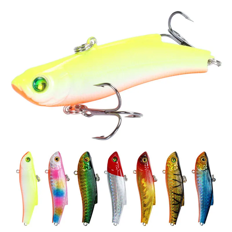 

Factory Hot Sales Fishing Lures Hard Bait Fishing Lures VIB For Walking Catfish,Pikes,Yellow Check Carp