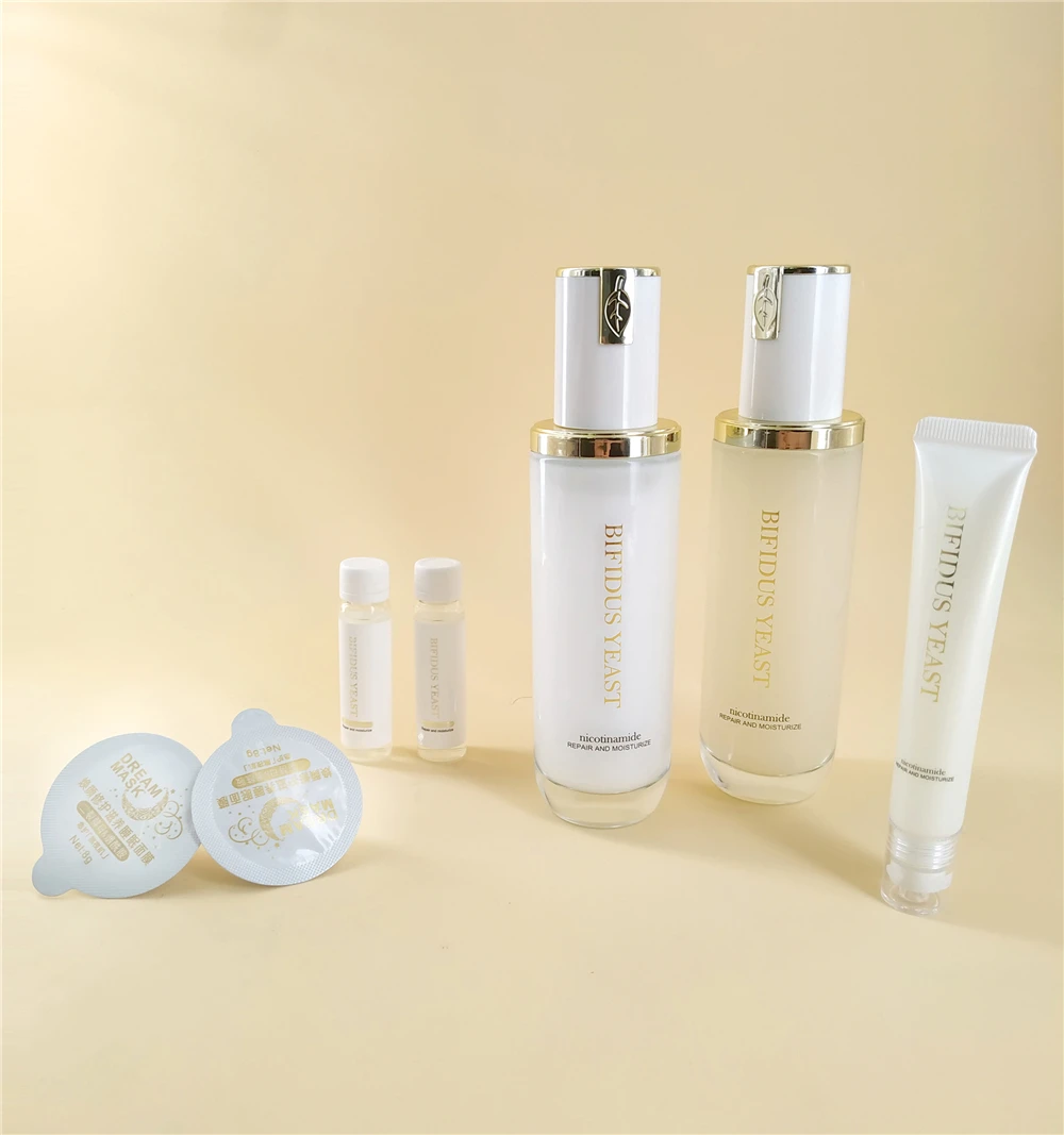 

Women Facial Care Bifida Ferment Lysate and niacinamide skincare box set Anti-Aging Facial Care Three Pieces Box Set, As pictured/customized