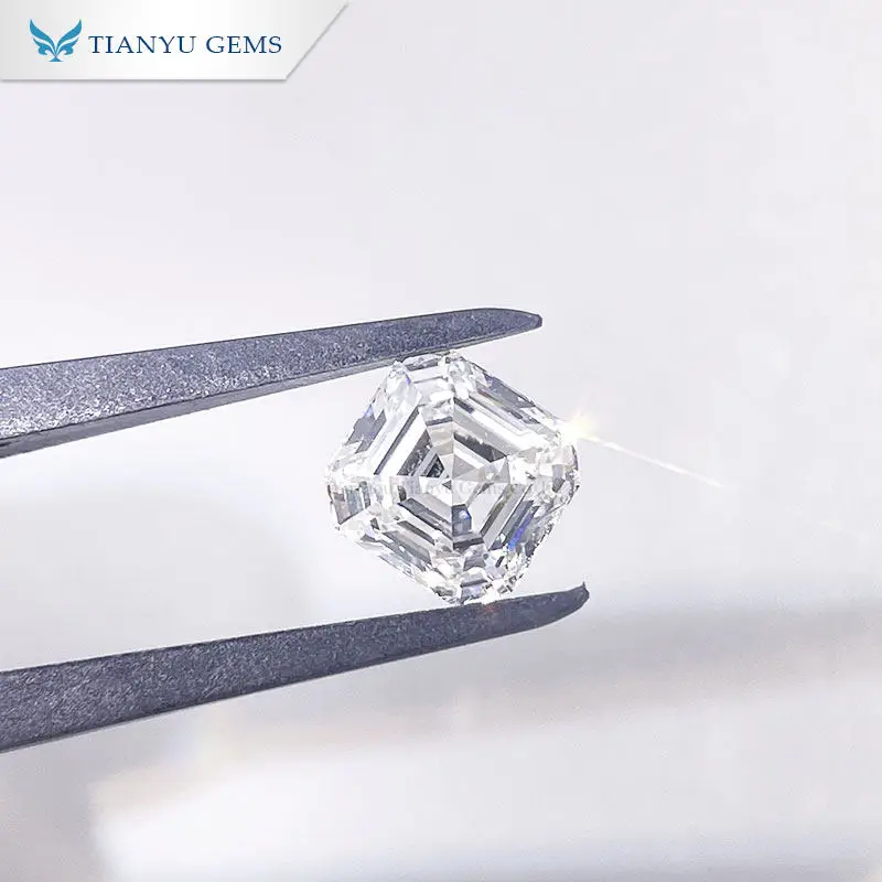 

Tianyu Gems Lab Loose Diamond 2.45ct G VS1 EX Asscher Cut White Lab Grown Cvd Diamant