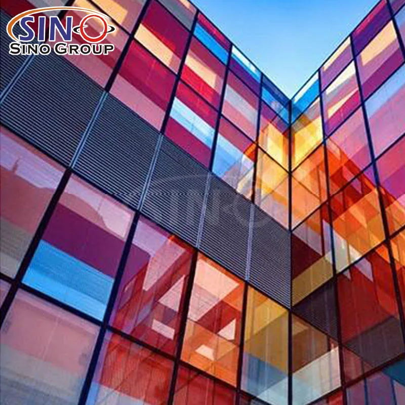 Poster Materials SINO Heat Rejection High Quality Building Colored Window Glass Film