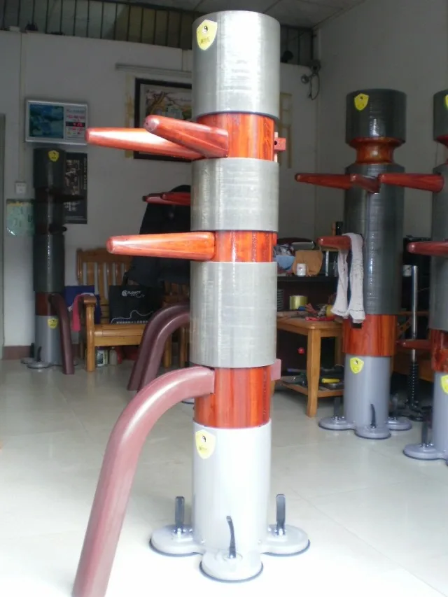 Wooden Dummy Wing Chun Kung Fu Functional Wooden Dummy Stand Martial
