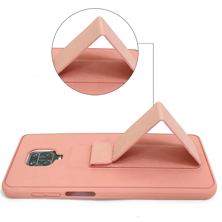 

OEM Magnetic Handheld Case Cover For XiaoMi Redmi Note 9 Pro Wrist Strap Phone Case, 10 colors avaliable