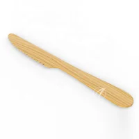 

Outdoor portable cutlery set eco-friendly disposable bamboo bread knife