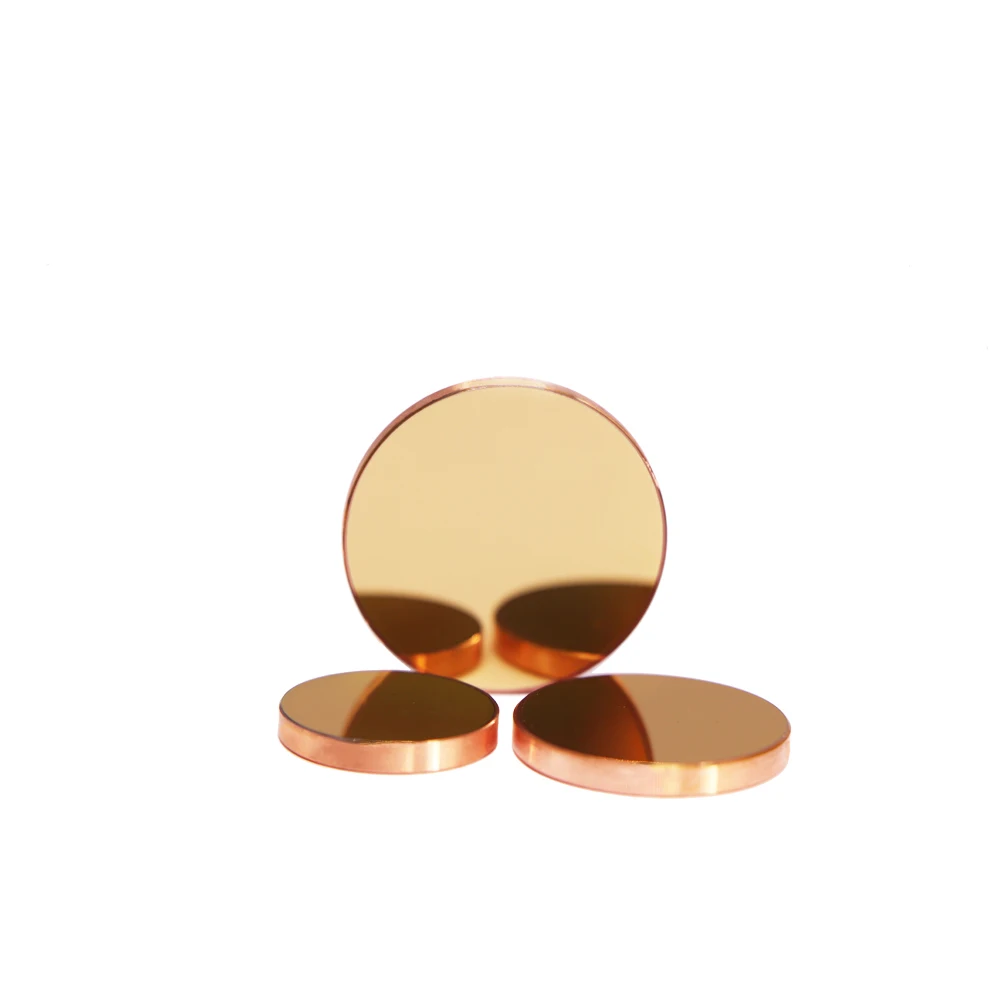 

CO2 Laser Lenses Reflection Mirror Golden Plated Mirror Dia. 19/20/25/30/38.1mm Thickness 3mm for laser machine lenses