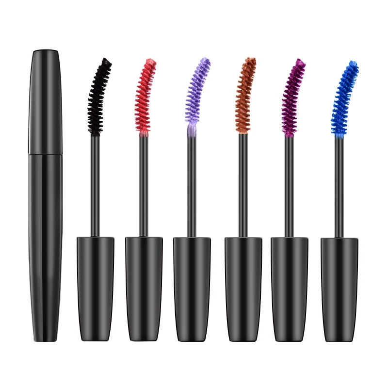

Private Label multicolor long Fiber Curling Thick Waterproof Lengthening Lashes Mascara, 6 colors