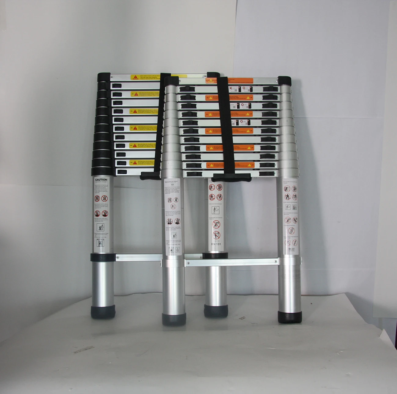 All Aluminum Telescopic Ladder En131 3.8m Telescoping Fold Up Ladder Buy All Aluminum