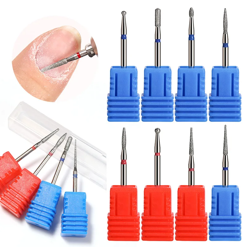 

1pcs Mini Carbite Diamond Cuticle Nail Drill Bits Manicure Drill Carbide for Milling Cutter Electric Machine 10 Pcs/type