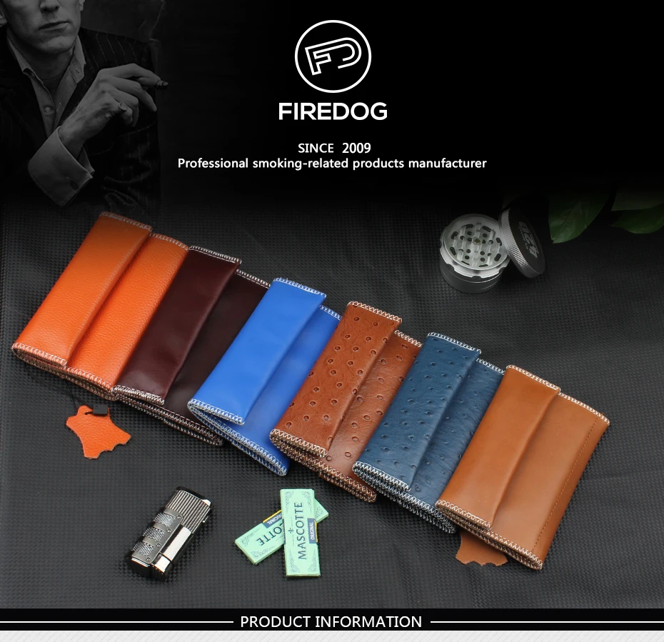 custom leather tobacco Pouch