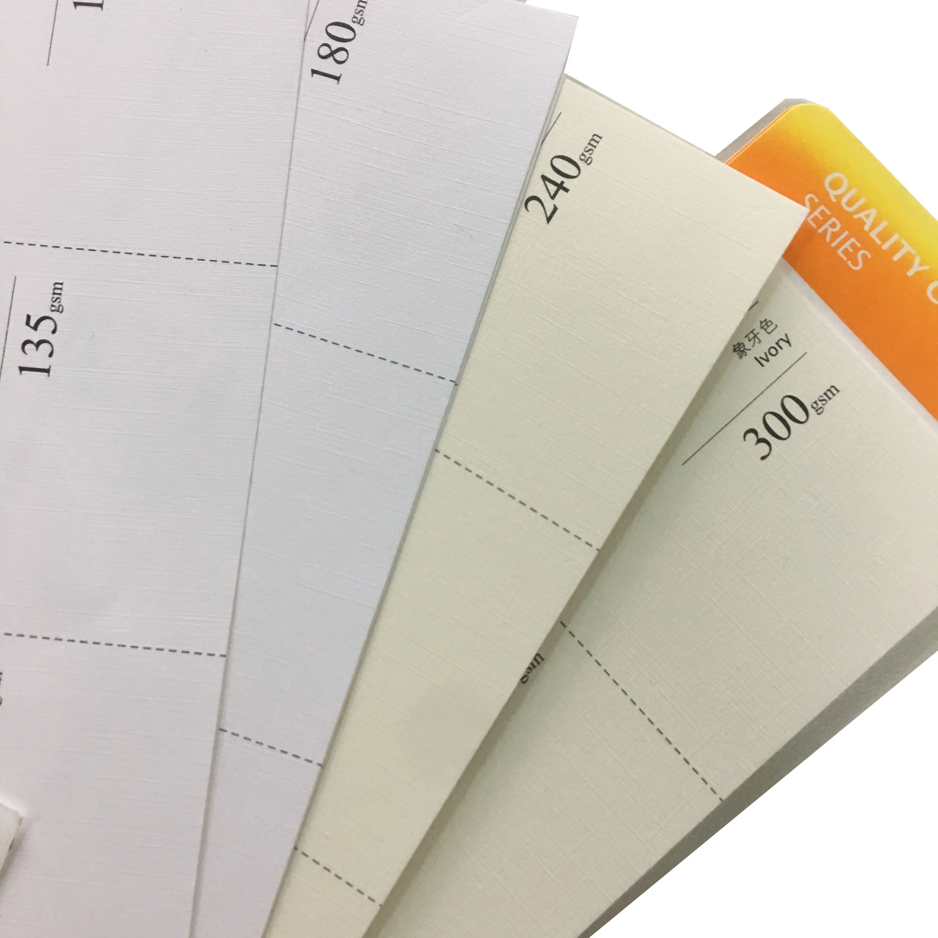 
2020 HC Paper 300g Ivory White Embossed Textured PaperBoard for wrapping 