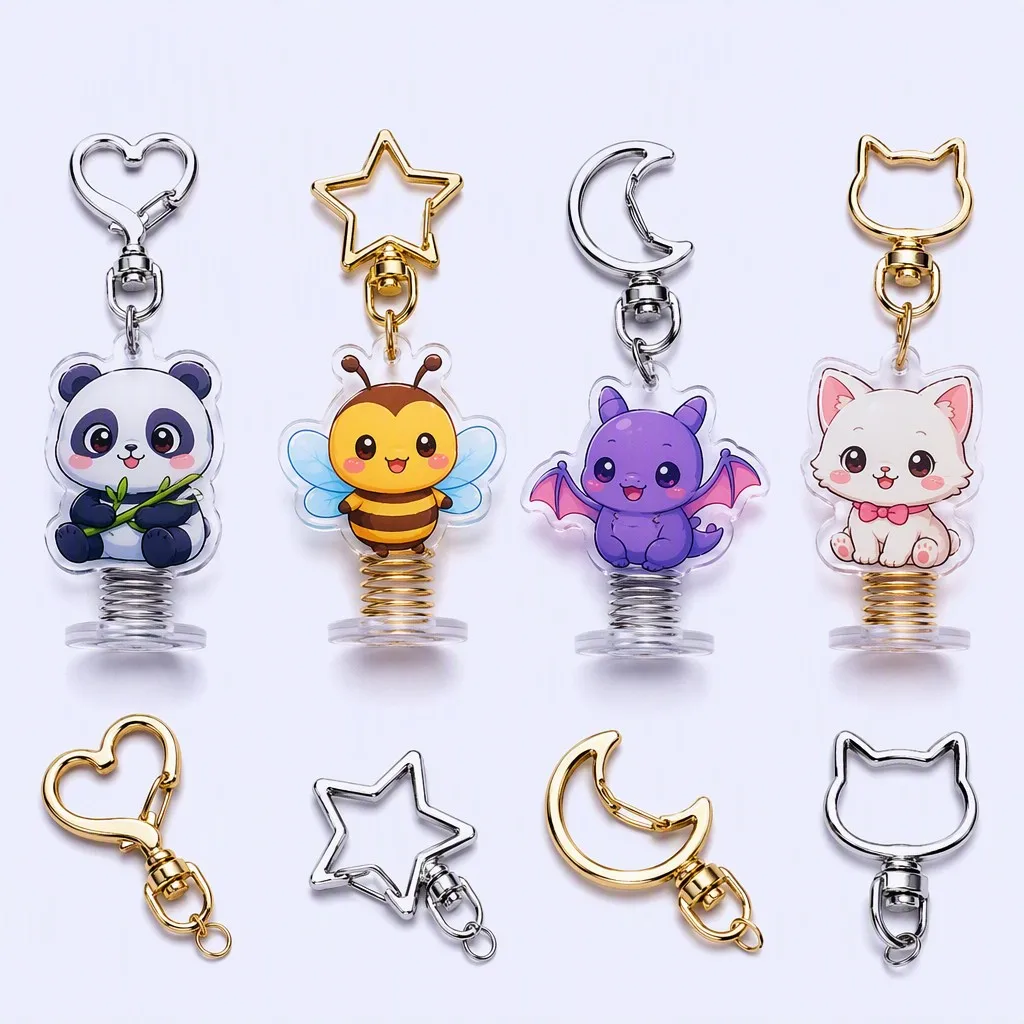 Fantasy Creatures with Metallic Rings