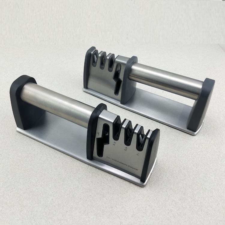 

Best Seller Professional 4 Stage Manual Kitchen Scissors Knife Sharpener