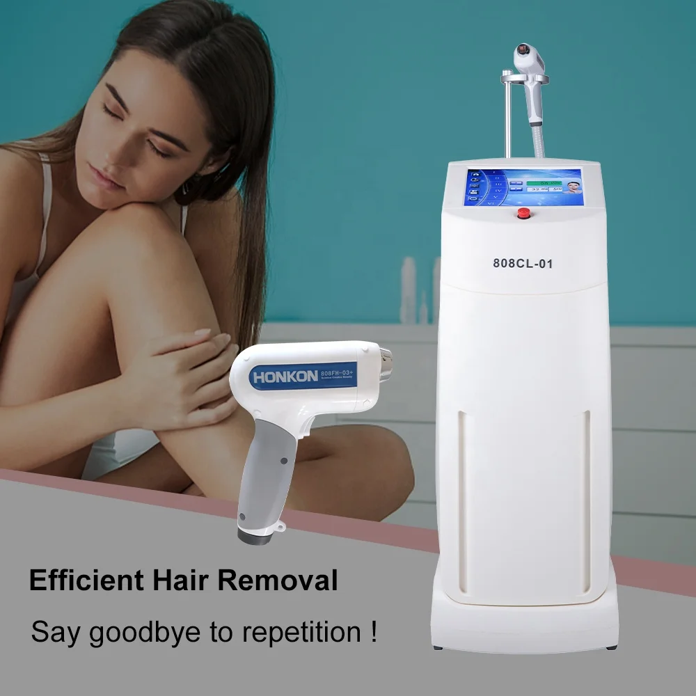 

2022 HONKON 808nm Diode Laser Hair Removal Machine, White