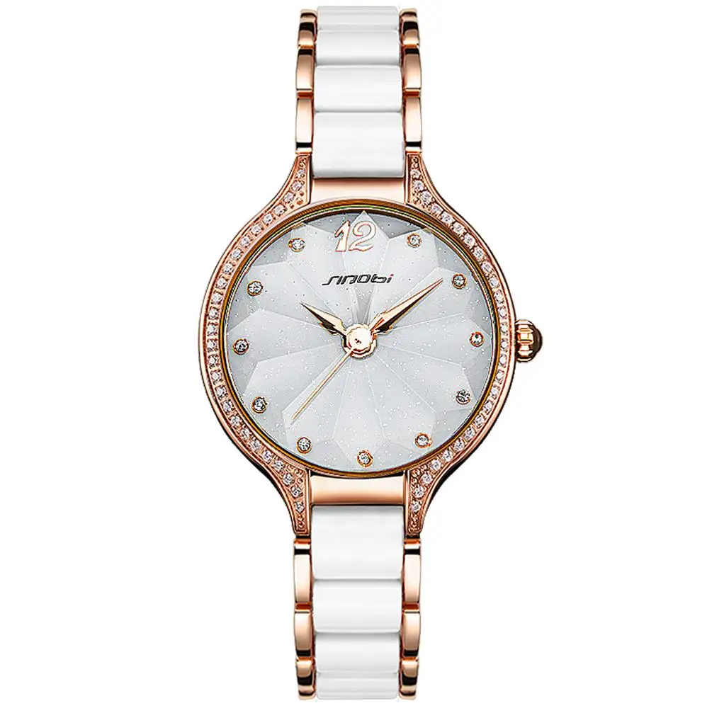 

Sinobi Luxury Women Watch Bracelet Lady Fashion Charming Chain Style Female Quartz Wristwatch Reloj Mujer Relogio Feminino #9816
