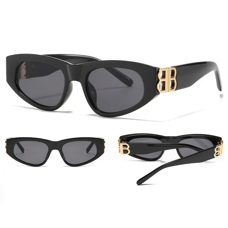 

2021 New Arrival Hot Trending Women Small Frame Oval Round Cat Eye Sunglasses