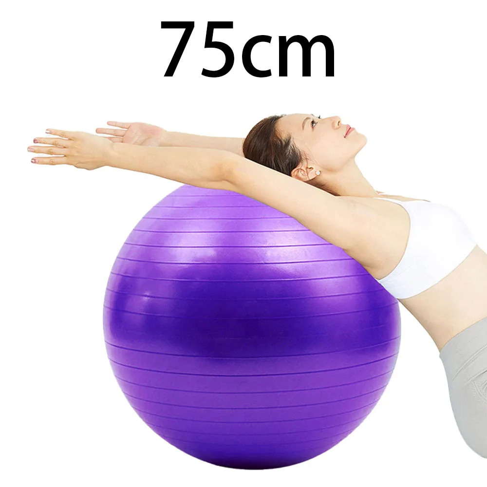 

Anti-Pressure Explosion-Proof 75 CM Diameter Exercise Gymnastics Pilates Balance Gym Home Training Yoga Ball