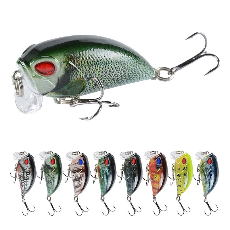 

5cm/7g 8 color painting fishinglure Crankbait