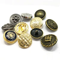 

Factory wholesale customised high-grade sewing brass acrylic metal coat buttons.