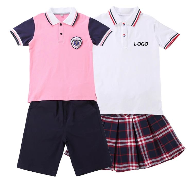 

OEM High Quality School Uniform Pink School Uniforms For Junior High School Uniform Designs