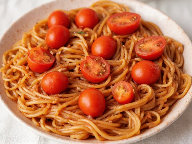 homemade spaghetti sauce with fresh tomatoes