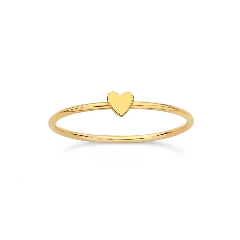 

European and American Trend S925 Sterling Silver Heart Ring