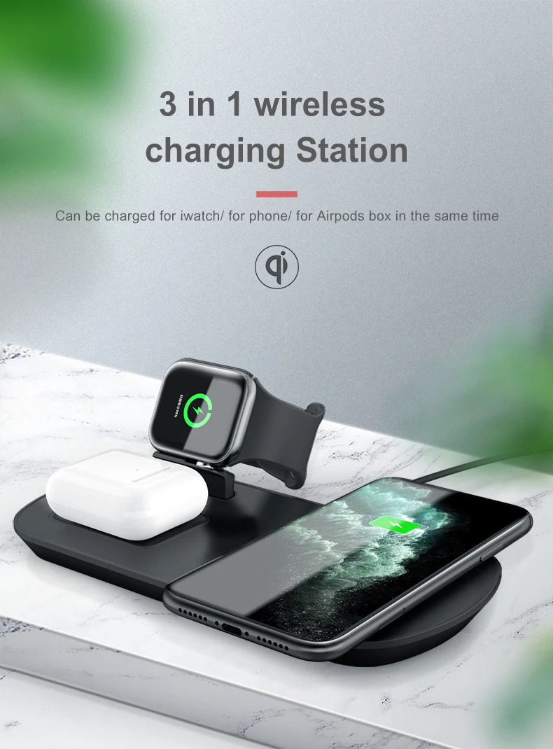 2022 New Product New 3 In 1 Wireless Charger Magnetic Wireless Charger ...