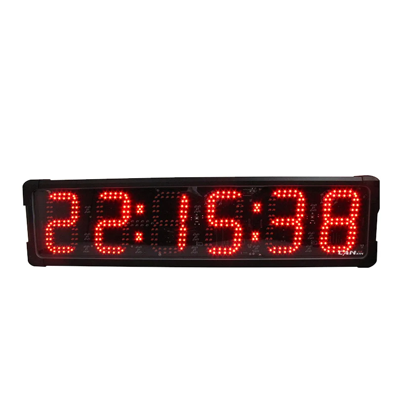 

Ganxin Wholesale Large Led Clock Digital Sports Race Marathon Timer Customized Running Pace Clocks with NTP/APP/GPS Functions