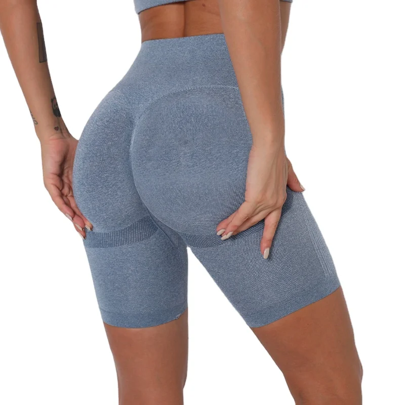 

2020 Gym Wear Workout Training Biker Seamless Yoga Shorts, 10 colors