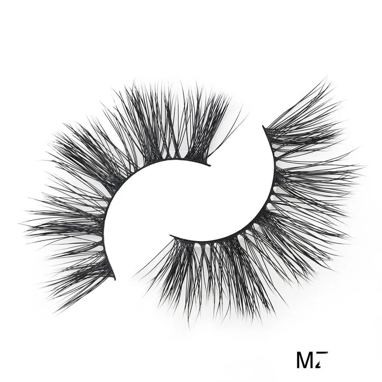 

Professional Vendor Customized Boxes Thin Band Natural Style Fluffy 5pairs 22mm Faux Mink 3d Eyelashes With Packagingtrip, Natural black