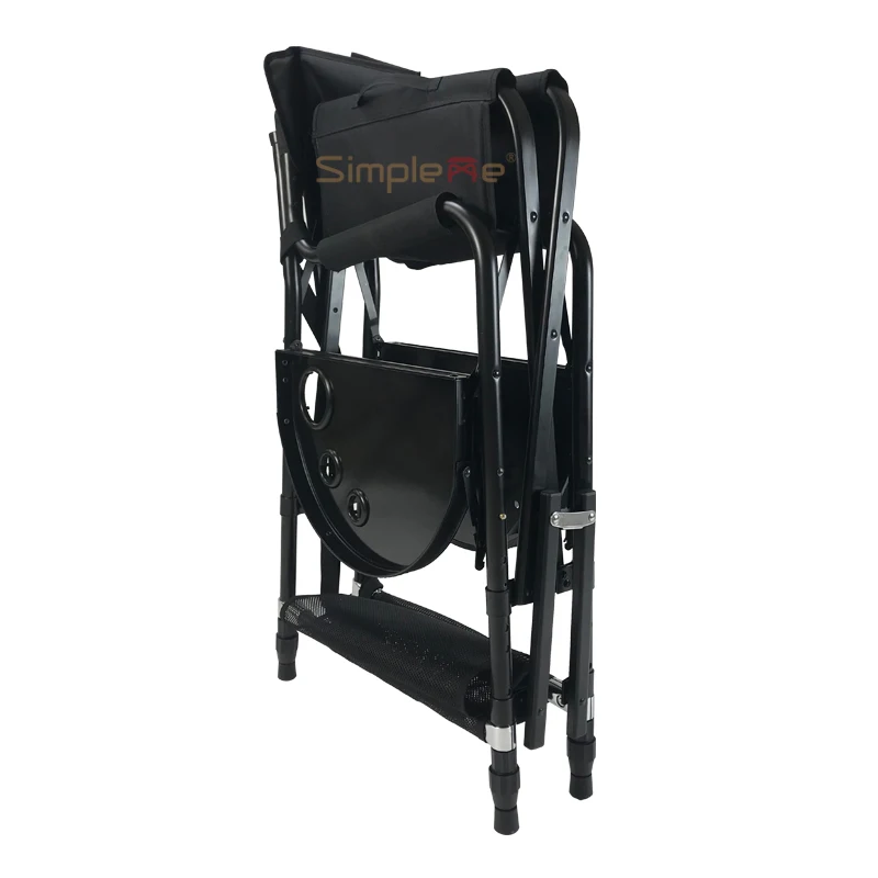 
New Portable Foldable Tall Director Adjustable Makeup Artist Chair With Headrest 